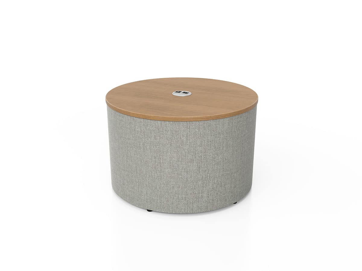 Flowform® Learn Lounge Ottoman + Surface w/power - Smith System®