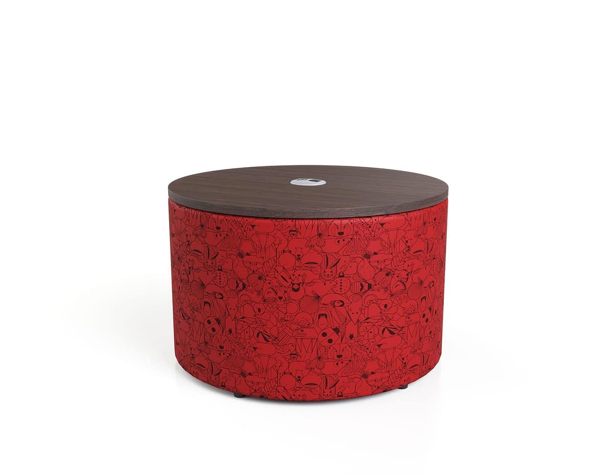 Flowform® Learn Lounge Ottoman + Surface w/power - Smith System®