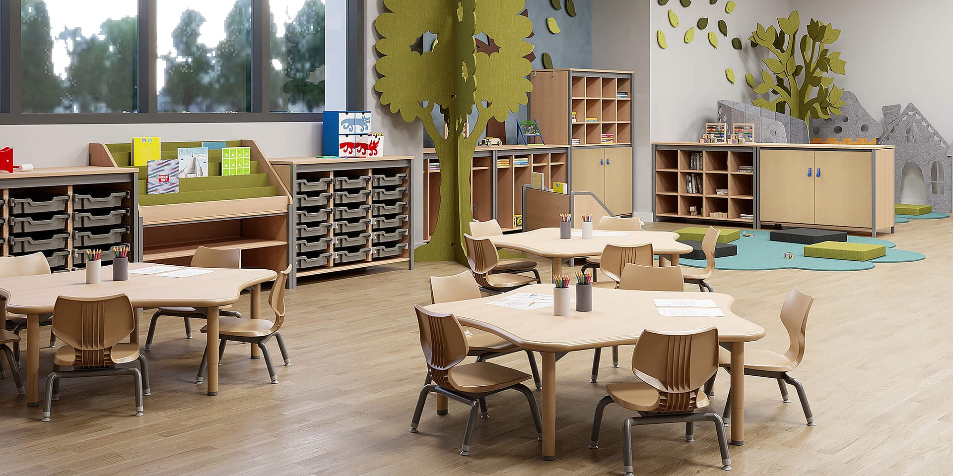 Constellate Storage Wall to Wall