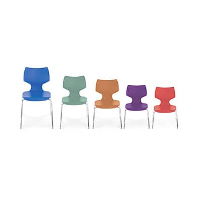 Flavors Stack Chair, Line up