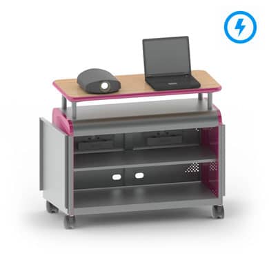 Cascade Mega-Case AV Presentation Cart