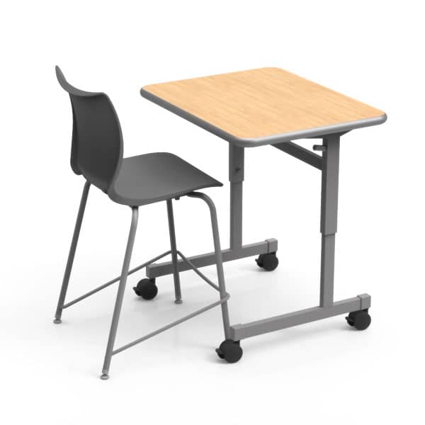 Silhouette Student Desk - 24" Deep