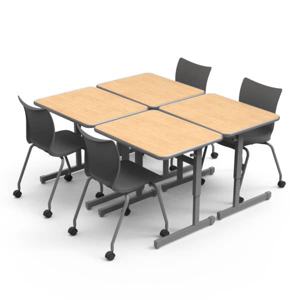 Silhouette Student Desk - 24" Deep