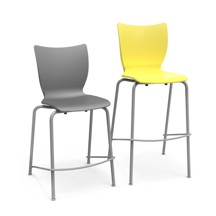 Groove Fixed Height Stool
