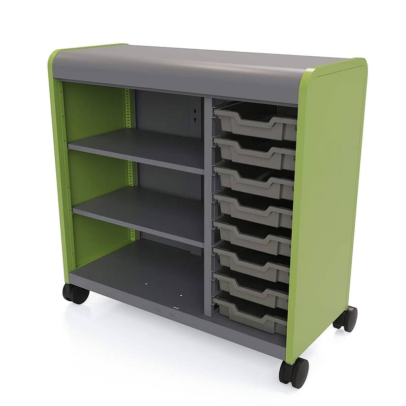 Cascade w/ Totes & Shelves