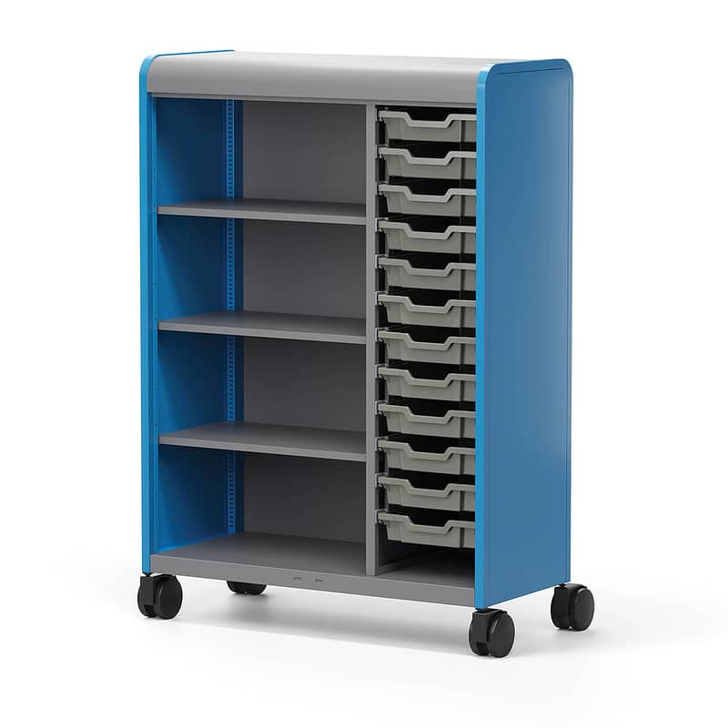 Cascade w/ Totes & Shelves