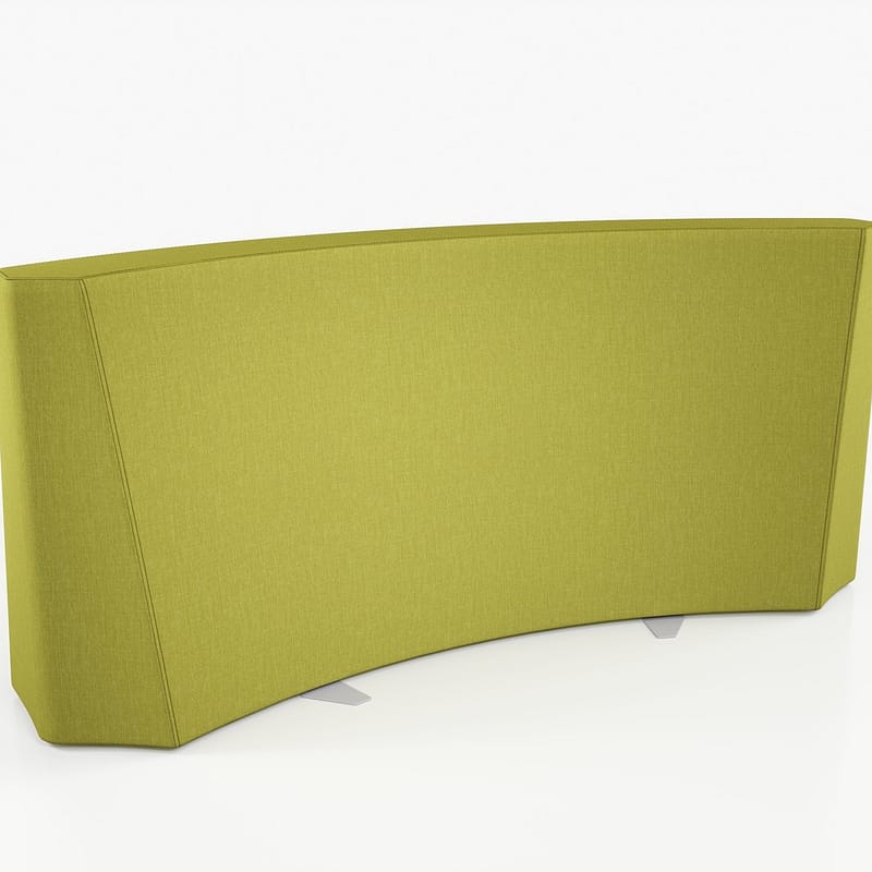 Flowform Curved Bench Divider