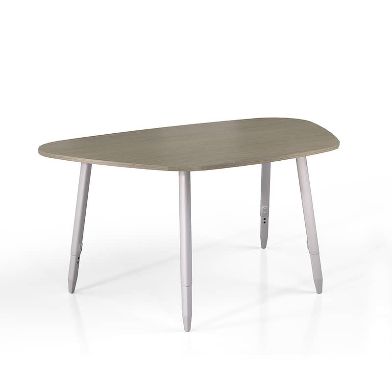 Flowform Round Trapezoid Table