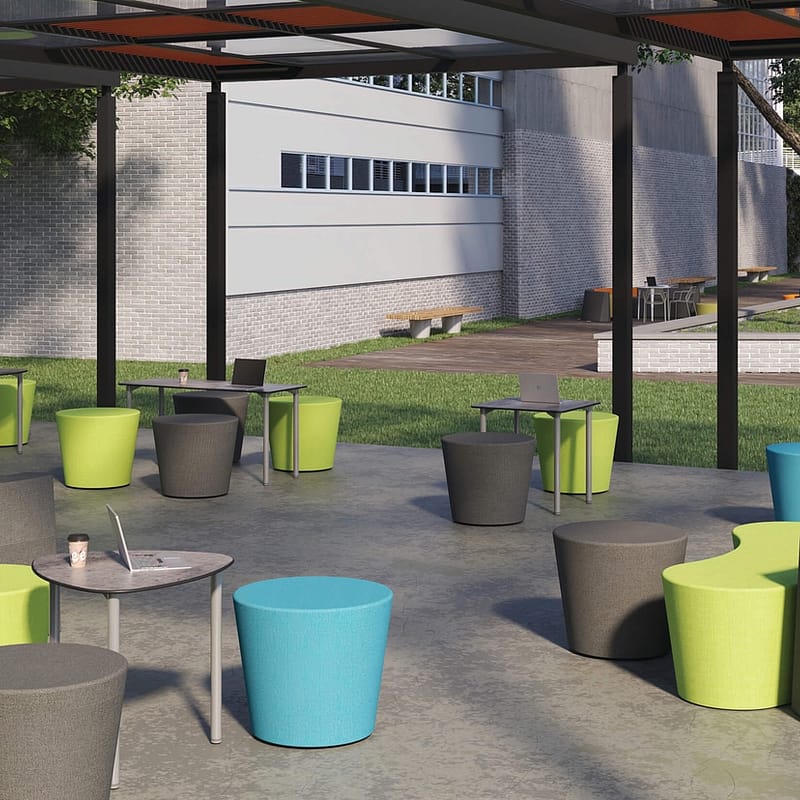 Flowform Outdoor Round Table