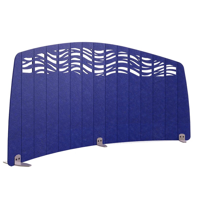Learn Lounge Screen - Waves in Cobalt Blue