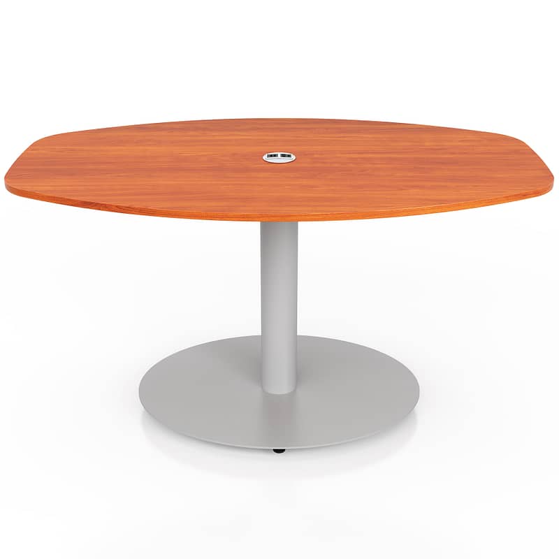 Flowform® Learn Lounge Curved Rectangle Table w/power