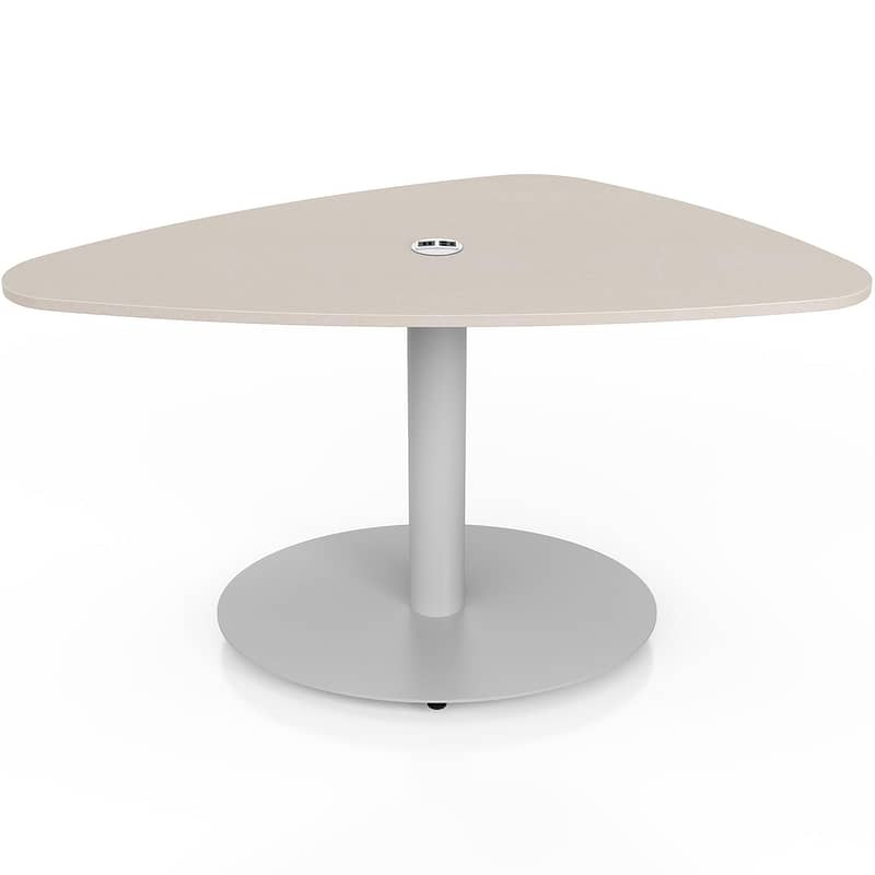 Flowform® Learn Lounge Offset Triangle Table w/power