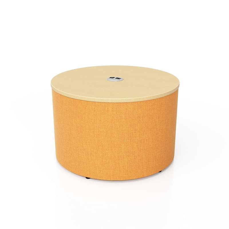 Flowform® Learn Lounge Ottoman + Surface w/power