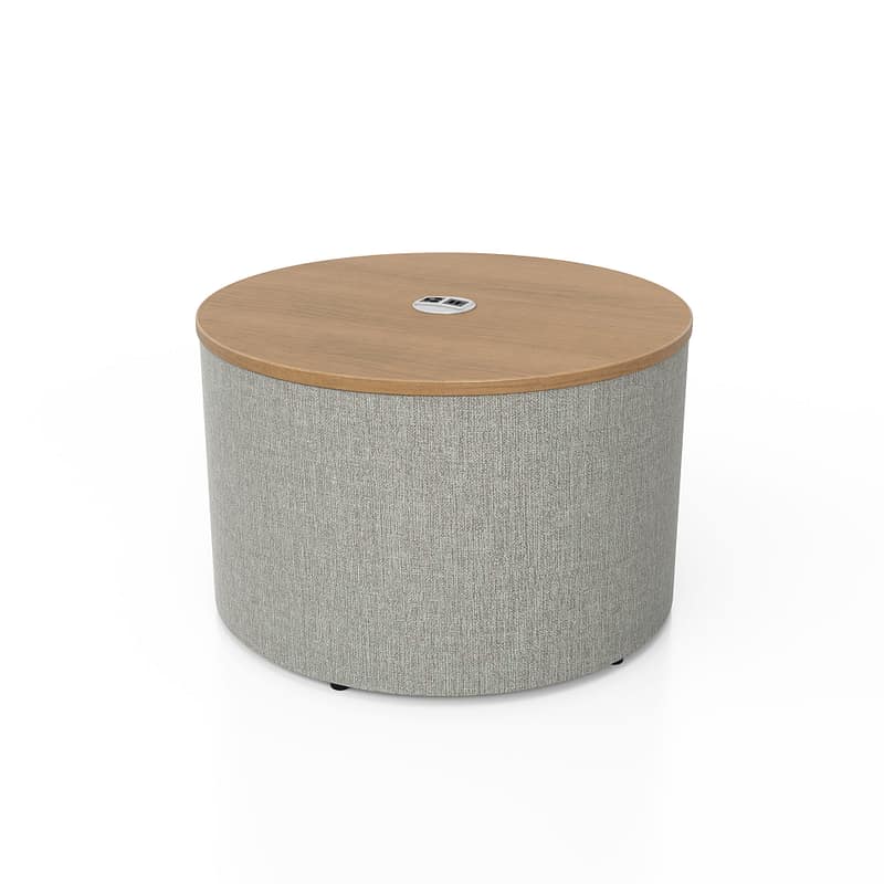 Flowform® Learn Lounge Ottoman + Surface w/power