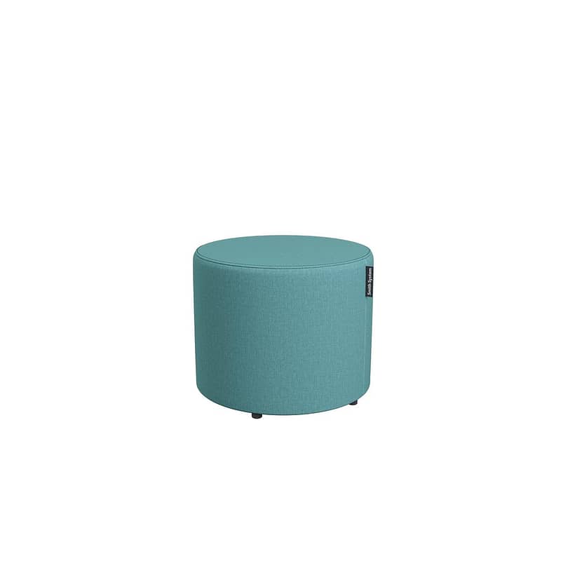 15" Cylinder Stool in Mediterranean