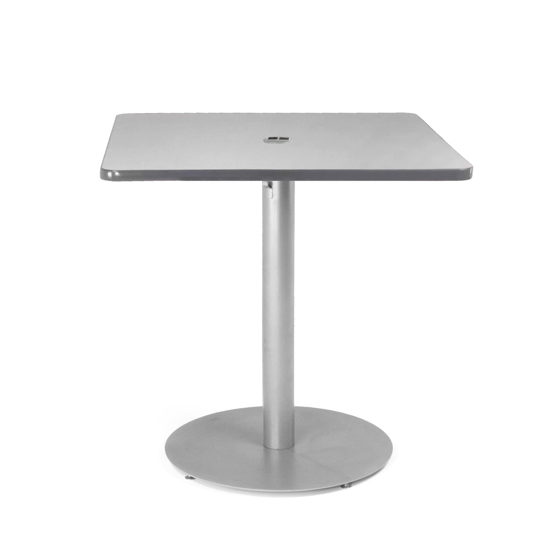 Cafe Table Square Top, Circular base | Smith System®