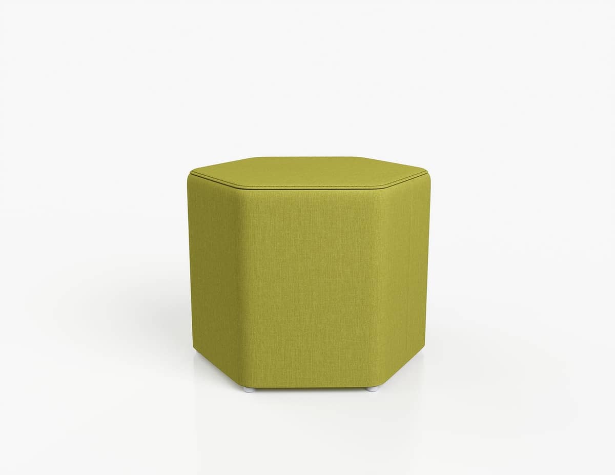Hexagon ottoman cheap