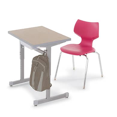 System Silhouette Adjustable Height Student Desk 20x27